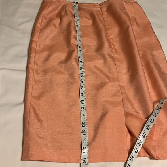 Isabella size 14 W womens two piece suit peach/orange color & polkadot top - Picture 15 of 16